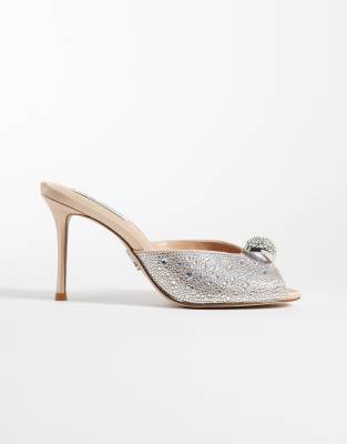 Steve Madden Regalia Heeled Mule Sandals In Pink