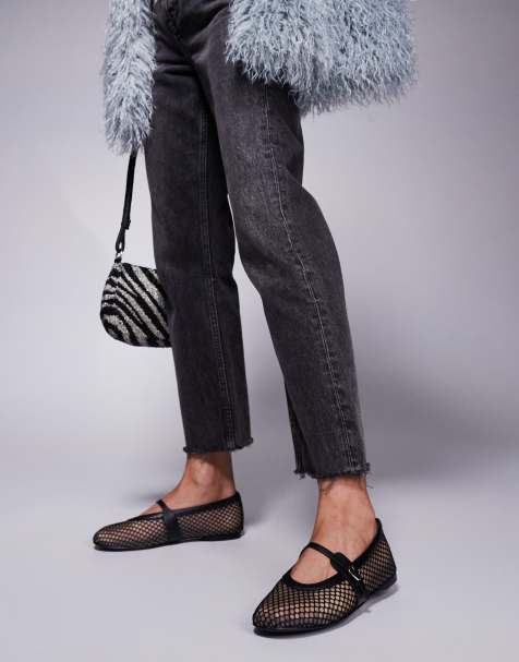 Steve Madden - Rejoice-M - Ballerina's van mesh in zwart - view 1