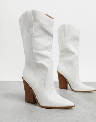 steve madden white cowboy boots