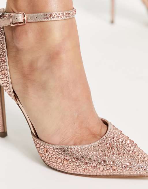 Steve madden store rose gold pumps