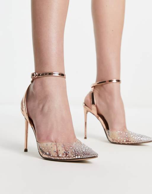 Scarpe color oro rosa store