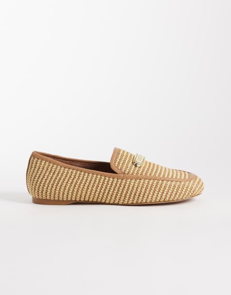 Steve Madden - Ridgeview - Geweven loafers in naturel raffia - view 1