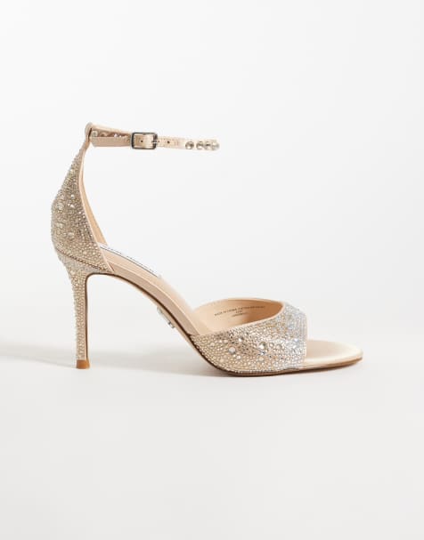 Steve Madden sandales à talons Raquelle ornées rose - view 1