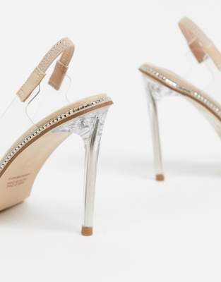 escarpin transparent asos