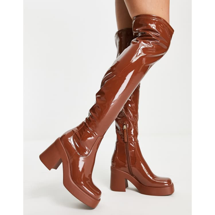 Steve madden trista hot sale cognac leather