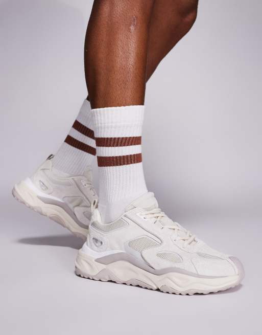 Steve Madden – Serpent – Chunky Sneaker in Wollweiß, 5 von 5