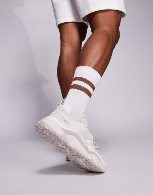 Steve Madden Serpent chunky trainers in off white