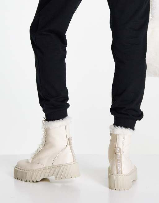 Steve madden sale boots fur