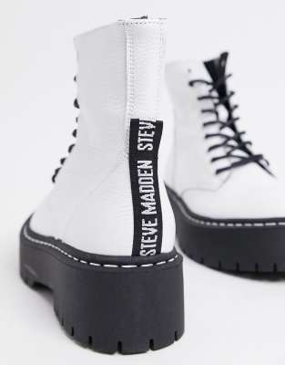 steve madden white boots