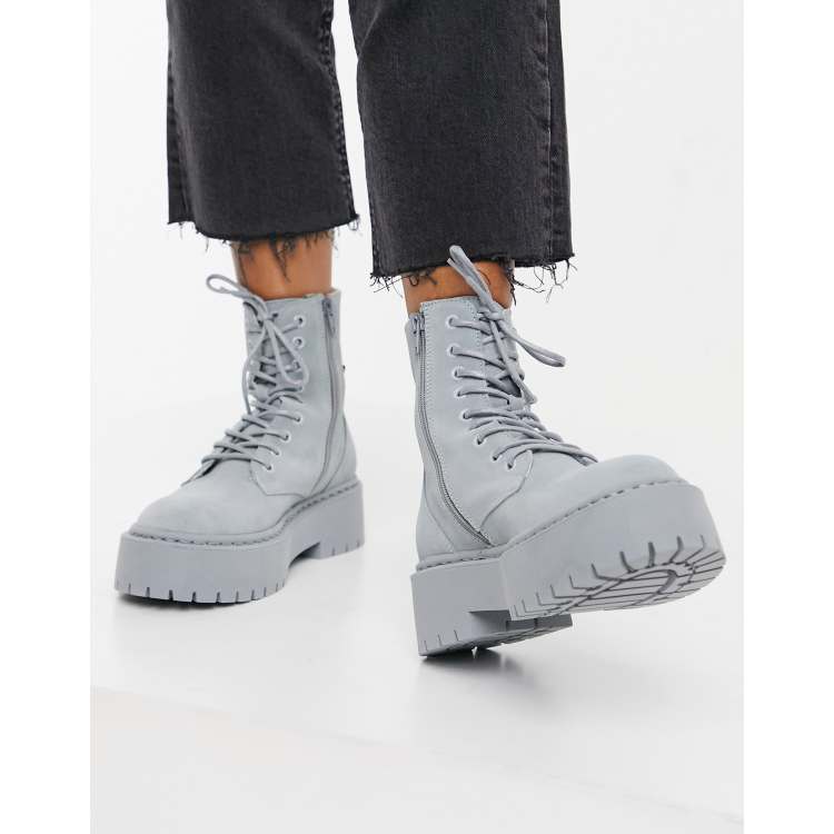 Steve madden cheap gray suede boots