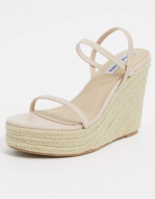 steve madden nude wedges