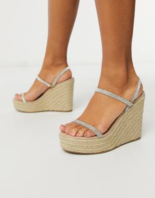 steve madden woven wedge