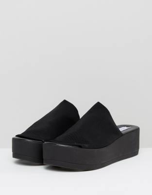 black flatform sandals asos