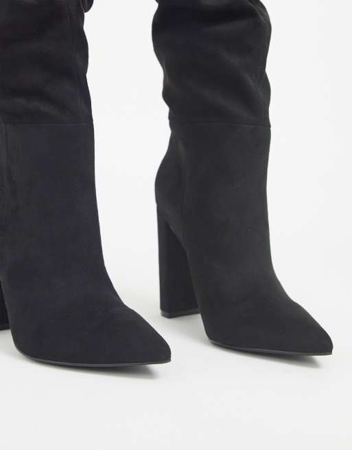 Steve madden shop black slouch boots