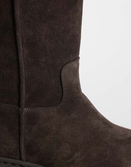 Steve Madden Soleil botki z brązowego zamszu, 4 z 4
