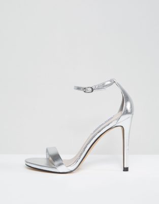 steve madden silver sandals