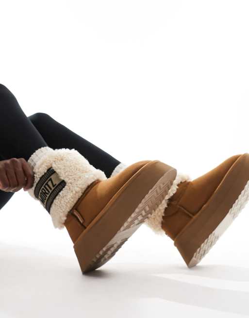 Steve madden clearance shearling boots