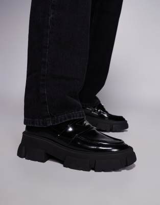  Talsy chunky sole loafers  leather box