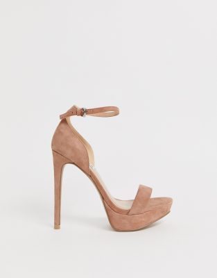 steve madden tan suede heels