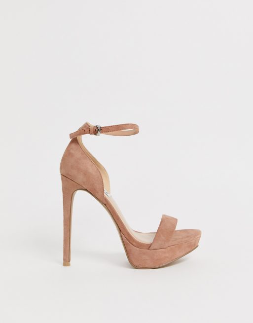 Steve madden suede heeled on sale sandals