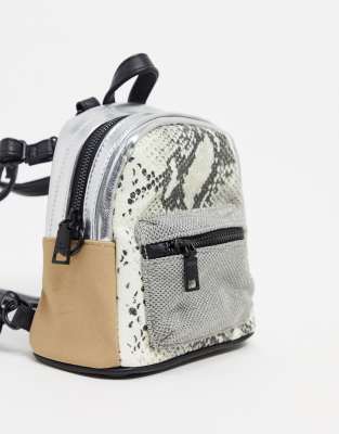 steve madden leopard backpack