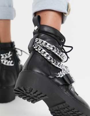 steve madden chain boots