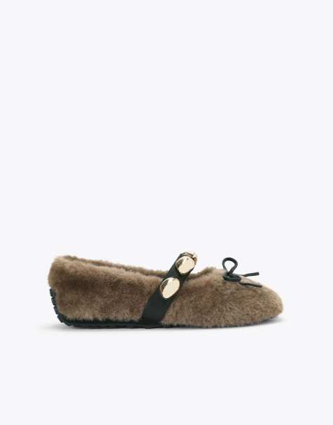Steve Madden Toasted brown ballets in brown - view 1