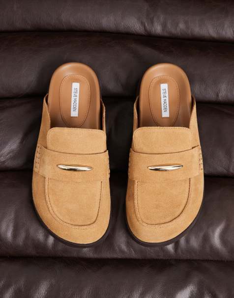 Steve Madden Tobin clogs in chestnut suede - view 1
