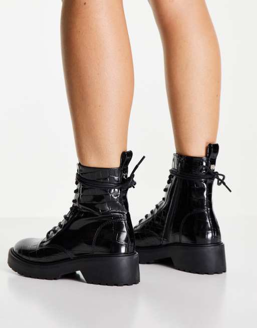 Steve madden lace up ankle boots sale