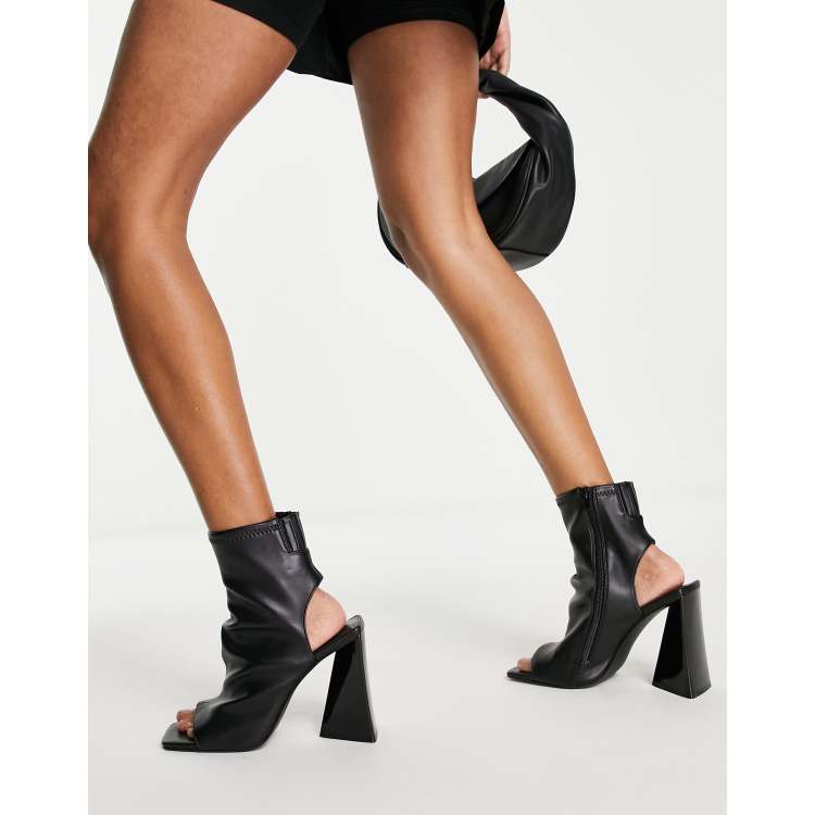 Steve madden candid 2024 peep toe booties