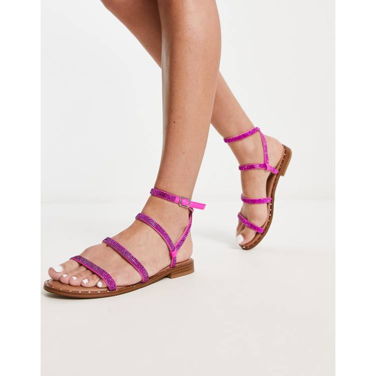 Steve madden lace 2024 up flat sandals