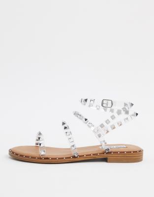 steve madden studded flat sandals
