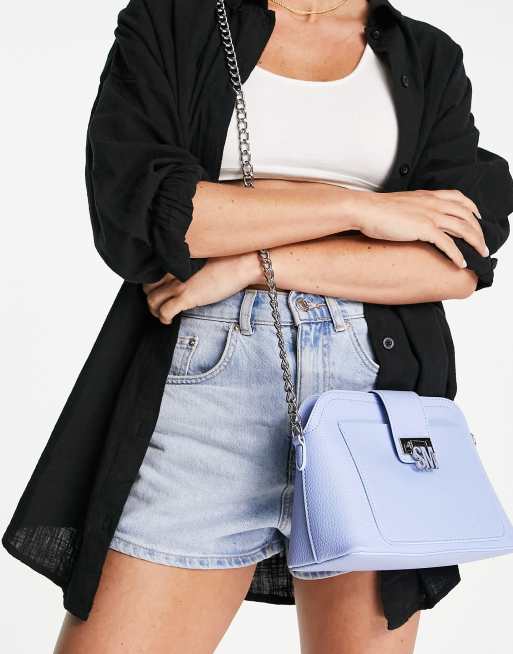 Steve Madden – Umhängetasche in Blau mit Innentasche