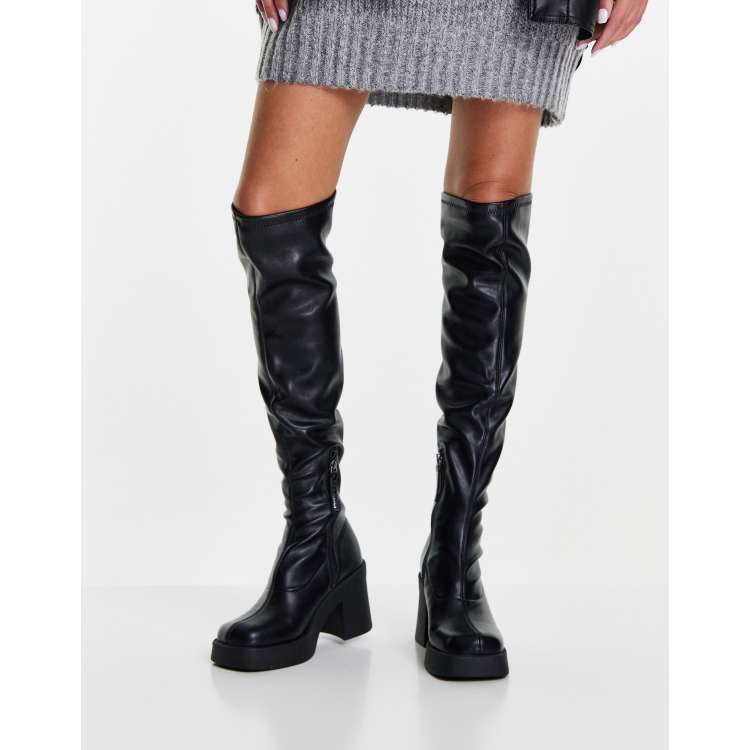 Steve Madden PHAELINE Over-the-knee Boots Black | vlr.eng.br