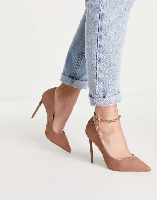 Steve madden store tan pumps