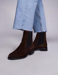 Steve Madden Valera chelsea boots in suede brown
