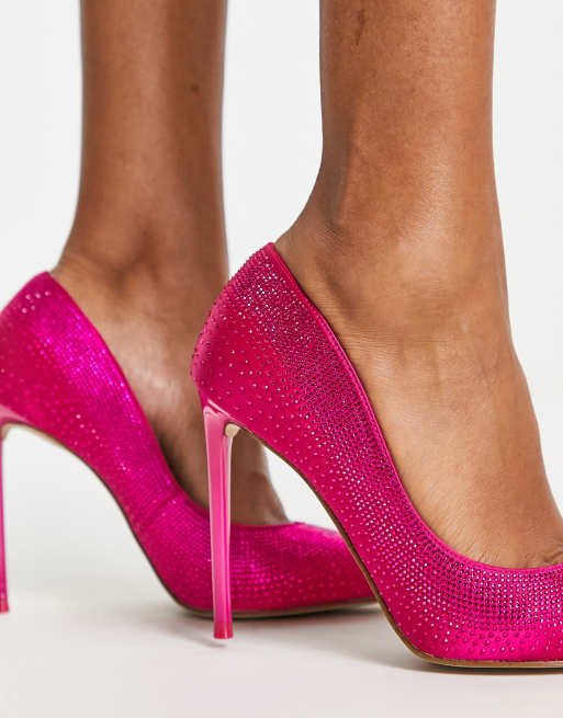 Pink store rhinestone heels