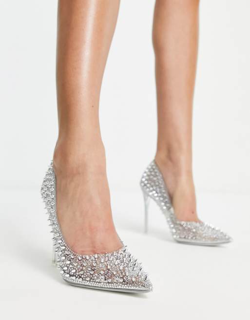 Steve madden clear store pointed toe heels