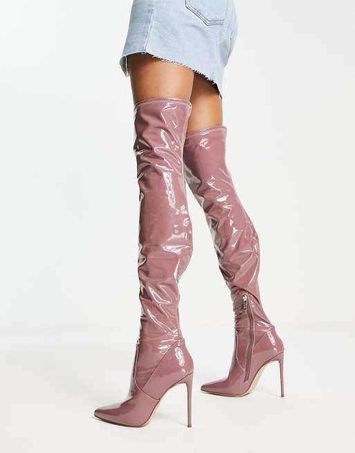 Steve madden store patent boots