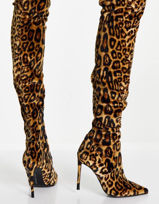 Steve madden rockstar leopard on sale bootie