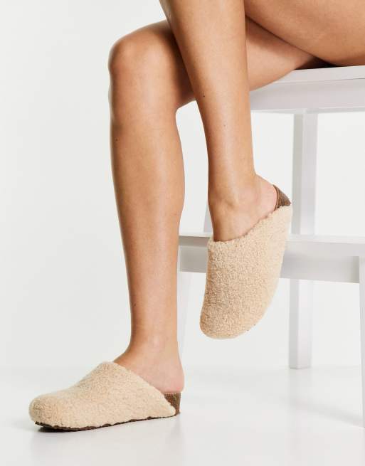Steve Madden – Vesa – Senapsgula mules i teddy<sup></sup>