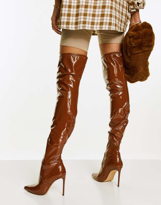 Madden girl thigh high boots best sale