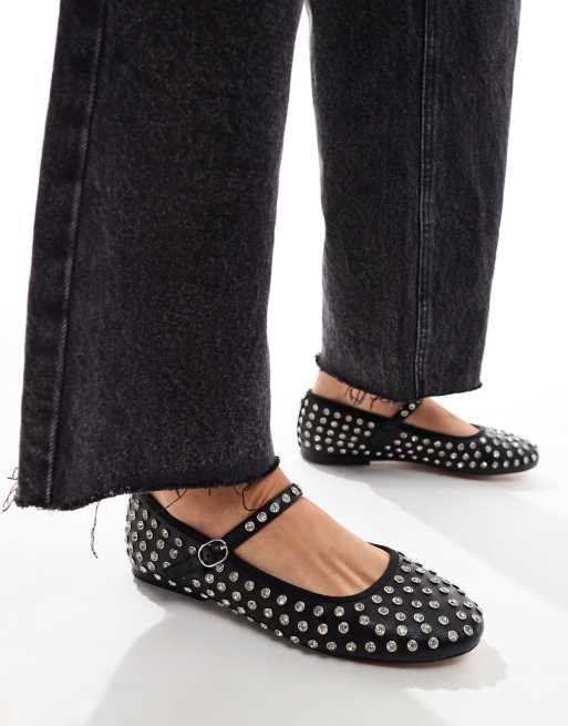 Steve madden jeweled flats online