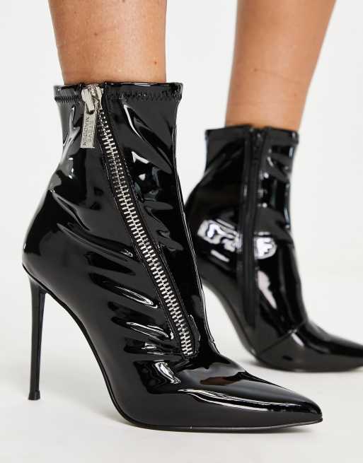 Steve madden patent sales leather boots