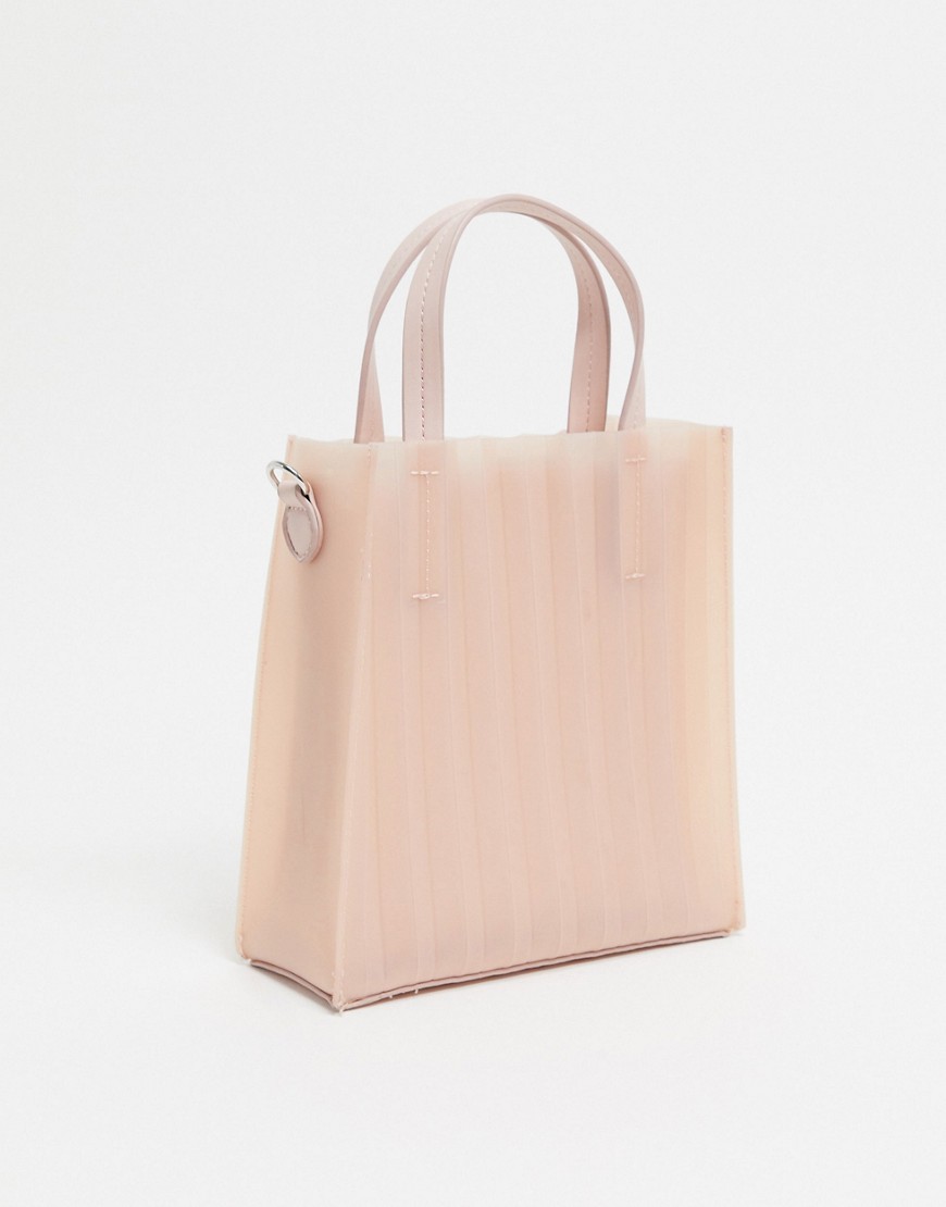 Steve Madden Vista Pleated Grab Bag In Blush-pink