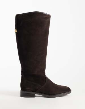 Steve Madden Vlora knee boots in brown suede
