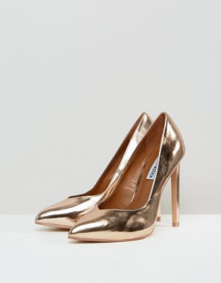 steve madden heels rose gold