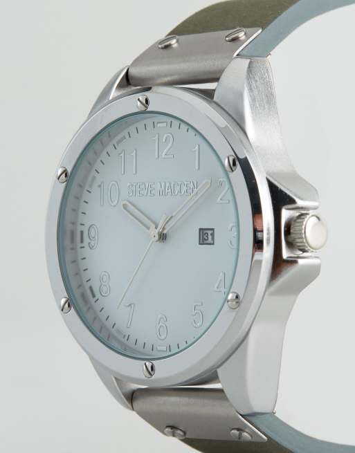 Steve madden sale stainless steel watch