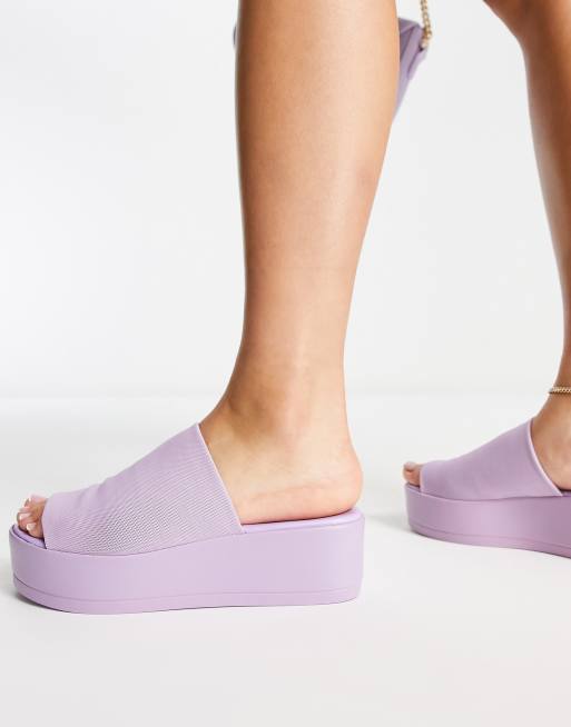 Lilac wedge outlet sandals