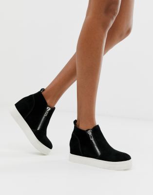 steve madden zipper sneakers